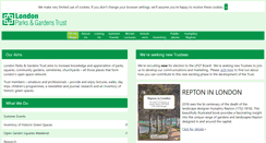 Desktop Screenshot of londongardenstrust.org