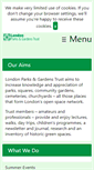 Mobile Screenshot of londongardenstrust.org